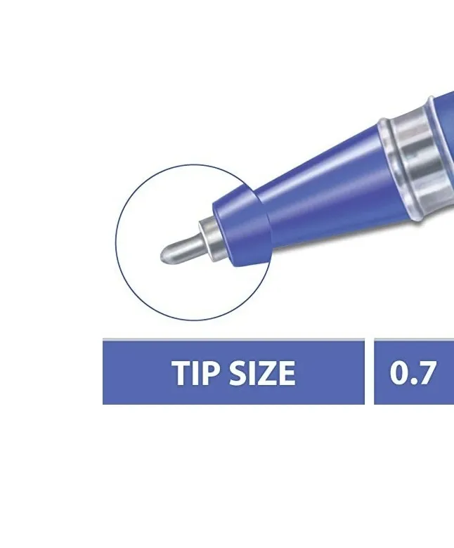 Cello Finegrip Ball Point Pen Blue Pen Pack of 5 Pens